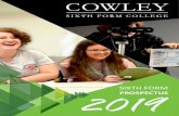 SIXTH FORM - Cowley International College€¦ · Jack Cairns D* D* D* Sports Coaching 4 COURSE GUIDE AND PROSPECTUS 2019 5 2018 SAW COWLEY SIXTH FORM ACHIEVE GREAT RESULTS STUDENT