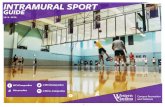 INTRAMURAL SPORT ii. iii. GUIDE...Disc Golf: disc golf singles and doubles i. Climbing: indoor climbing competition j. Golf: Golf tournaments B. Restricted players are ineligible to