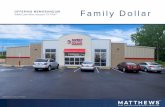 Family Dollar - Matthews...2022 Projection 14,094 87,340 243,550 2017 Estimate 13,239 81,129 226,011 2010 Census 12,254 72,541 201,747 Growth 2017 - 2022 6.46% 7.66% 7.76% Growth 2010