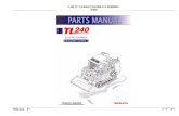 Takeuchi TL240 Track Loader Parts Catalogue Manual (Serial No. 224000001 and up)