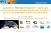 EMODNET MedSea Checkpoint - Using ISO quality …cnig.gouv.fr/wp-content/uploads/2016/10/20160929_inspire...2016/09/29  · EMODNET MedSea Checkpoint - Using ISO quality elements to
