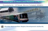 Challenges in Metro and Monorail in Mumbaimohua.gov.in/upload/uploadfiles/files/challenges in metro...VNP & RC Marg Naigaon Chembur Ambedkar Nagar Mint Colony Lower Parel Sant Gadge