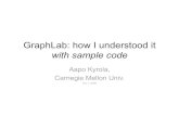 GraphLab: how I understood it with sample codeakyrola/files/graphlabDebriefBySampleCode.pdf · GraphLab • GraphLab API – Defined and maintained by us • GraphLab Engine – Reference