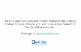 To find out how subject choice impacts on college and/or course … Year Subject Choice/Check... · 2014. 9. 8. · DN500 GYIOI CKIOI MHIOI GY118 Course Accounting Accounting & Finance