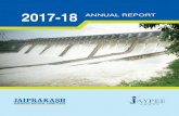00 63262 JAL 2017-18 Cover · 2019. 5. 25. · ANNUAL REPORT 2017 - 2018 DIRECTORS’ REPORT To The Members, Your Directors submit their report for the Financial Year ended 31st March