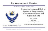 Air Armament Center...AAC Assessment Model Based on International, Industry and DoD Best Practices Streamlined CMMI Systems Engineering Assessment Model v2.4 080806 SEA Lessons Learned;