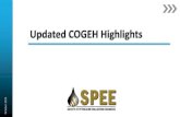 Updated COGEH Highlights · New and Updated Content - 2019. Summary Undeveloped Reserve Bookings and Timing – clarified that for on going development of resource developments, can