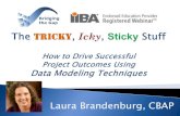 We'll Help You Start Your Business Analyst Career - …...Sticky Stuff The TRICKY, Icky, How to Drive Successfu/ Project Outcomes Using Data Modeling Techniques Sound Check for Web-Only