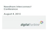 DigitalTurbine Investor Presentation - Needham Conf 08.15 v8 · 2020. 4. 6. · limited resources to identify and consummate acquisitions; varying and often ... of April. Reiterating