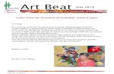 Art Beatscottsdaleartistsleague.com/wp-content/uploads/2019/06/... · 2019. 7. 6. · July SAL Art Beat 5 SAL Member Critique Donna Levine will be leading the critique. All members