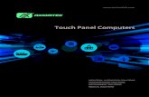 Touch Panel Computersus.axiomtek.com/Download/eCatalogs/V612.pdf · Axiomtek provides medical certified touch panel computers with high-performance graphics and computing capabilities