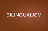 Bilingualism...AHMED: URDU CASE STUDY 3 • Identifies as a bilingual speaker of Urdu and English • Simultaneously bilingual as he was exposed to both languages at the same time