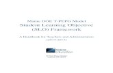 Maine DOE T-PEPG Model Student Learning Objective (SLO) … · 2018. 9. 24. · 8 Implementing the SLO Implementation Overview—In the first two years of implementation, the teacher