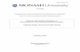 Monash University...1 Introduction Time–varying coefﬁcient time series models have attracted much attention of econometricians and statisticians during …