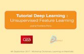 Tutorial Deep Learning - CosmoStatdlm.cosmostat.org/wp-content/uploads/2017/09/DL_Part2... · 2017. 9. 4. · TensorFlow Examples OUTLINE Tutorial Unsupervised Feature Learning -