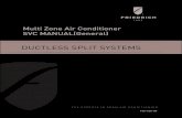 Multi Zone Air Conditioner SVC MANUAL(General) Multizone...Multi Zone Air Conditioner SVC MANUAL(General) CAUTION Before Servicing the unit, read the safety precautions in General