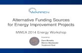 Alternative Funding Sources for Energy … Funding Sources...Financing Term ----- 3 Years 10 to 20 Years ----- 3 to 5 Years Project Life Project Life Approval Process Internal Bank