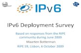 IPv6 Deployment Survey - 123seminarsonly.com · 2012. 3. 3. · IPv6 deployment monitoring 4 asically, it’s simple •The European ommission and Europe’s Member States are committed