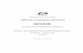 COMMONWEALTH OF AUSTRALIA Official Committee Hansard · 2001. 5. 17. · CHARLES, Mr Robert Gerard, Assistant Commissioner, Client Account Management, Australian Taxation Office ...
