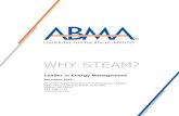 WHY STEAM? - American Boiler Manufacturers … Why Steam...temperature control is important to product quality and efficiency. 5. Steam will expand when converting from water, by as