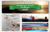 Camp Kintail Wedding & Event Packages · Rehearsal Dinner Wedding Day Lunch Receiving Line Dinner in MacDonald Lodge Late Night Snack Morning After Brunch $20 / person • To be served