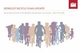 BERKELEY BICYCLE PLAN UPDATE · 4/9/2015  · Photo Credit: Bike Walk Wichita 3M Multi-Modal Plan, St. Paul, MN BERKELEY BICYCLE PLAN UPDATE Bicycle Subcommittee of the Berkeley Transportation
