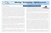 Holy Trinity Hillcrest News Letter letter/2016/Holy Trinity News Letter June... · Experiencing our fear of death being driven out by God’s love ... Our candle changes from time