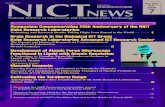 Special Feature Commemorating the 20th …...An anniversary symposium for the 20th Anniversary of the Kobe Advanced ICT Research Center (KARC), which was established with four laboratories