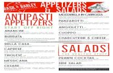 APPETIZERS & SALADS ANTIPASTI APPETIZERS - Basil And Barley · Pueblo green chile peppers and tuscan evoo | 17.90 ‘a vocc’ d’o’ vesuvio Our signature pizza represent Mt. Vesuvius,