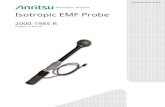 Isotropic EMF Probe · 2020. 5. 4. · 2000-1985-R Technical Data 2 of 4 PN: 11410-01185 Rev. A 2000-1985-R TDS EMF Probe Features and Performance Data Anritsu introduces the three-axis