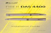 FIBER DAS 4400 - Powerful Signal · To protect the main fiber-optic trunk line from being kinked or damaged, the Fiber DAS 4400 system includes two 10-foot jumper cables with connection