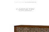 CABINETRY - Theodore Alexandertatimes.theodorealexander.com/DEALER/2011/...A rustic chestnut Argento chest of drawers, the inverse breakfront top above three breakfront drawers with