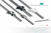 100 % Swiss made - Movetec · 2016. 10. 4. · 100 % Swiss made Carry ball screws Carry Speedline high-helix ball screws Speedy high-helix lead screws Rondo round thread lead screws