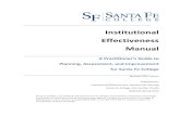 Institutional Effectiveness Manual Effectiveness Manual.pdf1! PREFACE Overview* This!manual!is!the!functional!policy!document!for!SantaFe’s!approachto InstitutionalEffectiveness(IE).The!InstitutionalEffectivenessManual,*Revised