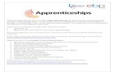 earn a wage whilst learning. An apprenticeship combines practical · 2019. 9. 19. · Apprenticeships offer the chance to earn a wage whilst learning.An apprenticeship combines practical