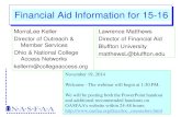 Financial Aid Information for 15-16 - Hardin Northern High ...hn.k12.oh.us/guidance/2014 financial aid packet/4... · About OASFAA & this presentation • OASFAA is a non-profit organization
