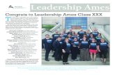 Leadership Ames · 2020. 7. 18. · The Leadership Ames program is designed to develop informed, involved and concerned community leaders in the Ames area. Leadership Ames SPECIAL