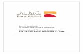 Consolidated Financial Statements For the year ended December … FS... · 2019. 11. 6. · 2 BANK ALBILAD (A Saudi Joint Stock Company) CONSOLIDATED STATEMENT OF INCOME FOR THE YEARS
