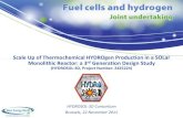 Scale Up of Thermochemical HYDROgen Production in a SOLar Monolithic Reactor… Review... · 2018. 10. 22. · Reactor Temperature control preliminary designs of plant set-up ...