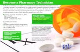 Become a Pharmacy Technician - Illinois Central Collegecce.icc.edu/ccewebfiles/pdf_files/PharmTechFlyerAug-Nov2017.pdf · Become a Pharmacy Technician The Pharmacy Technician course