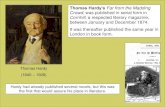 Thomas Hardy’s Far from the Madding Crowd, was published ...uafulucknow.ac.in/wp-content/uploads/2017/10/M.A... · Thomas Hardy’s Far from the Madding Crowd, was published in