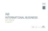 INB International Business - NHH · 2017. 4. 26. · Hva kan INB gi deg? • INB gir deg solid faglig grunnlag til å analysere og forstå spørsmål som: Hvordan lykkes i internasjonale