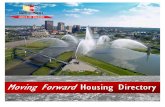Moving Forward Housing Directory Directory 6-27-19.pdf · 6/26/2019  · on rental some handicap accessible units Pet Policy: Allows pets, ($300 refundable deposit, $30 per month)