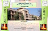 Technologyâ€‌ 2019 Brochure AMPT-2019.pdfآ  2019. 5. 24.آ  AMPT-2019 The National Institute of Technology