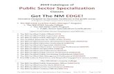 Public Sector Specialization Get The NM EDGE! · 2019. 5. 20. · The NM Certified Public Purchasing Professional (NMCPPP) ... CJO= AJA Certified Jail Official, CJM= AJA Certified
