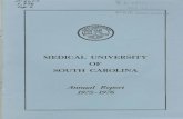 MEDICAL UNIVERSITY OF SOUTH CAROLINA · 2017. 1. 5. · Ofll~ of lht.l'nlld,n, {803) 191-2211 Medical University of South Carolina 80 BARRE STREET I ~ARLESTON, SOUTH CAROLINA 29401