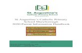 St Augustine’s Catholic Primary School Maryborough 2020 Parent … · 2020. 4. 17. · St Augustine’s Catholic Primary School Maryborough 2020 Parent Information Handbook CONTACT