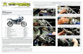 R1200GS - RevZilla.com · BMW R1200GS / GSA Slip-on Exhaust System Part# 005-37104 8. Check alignment and tighten X-Ring bolts then barrel clamp. 9. Install OEM heat shield to TBR