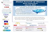 Sponsors: Global Summit of Women 2019. 4. 1.آ  Sponsors: oin 1,000 women leaders in business and govern-ment