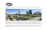 Dallas’s Klyde Warren Park wins the 2014 ULI Urban Open ... · spaces, which include a children’s park, reading room, great lawn, restaurant, performance pavilion, fountain plaza,